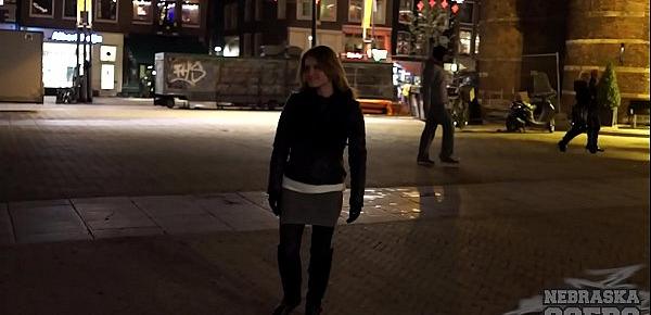  a night in amsterdam with latvian euro coed linda